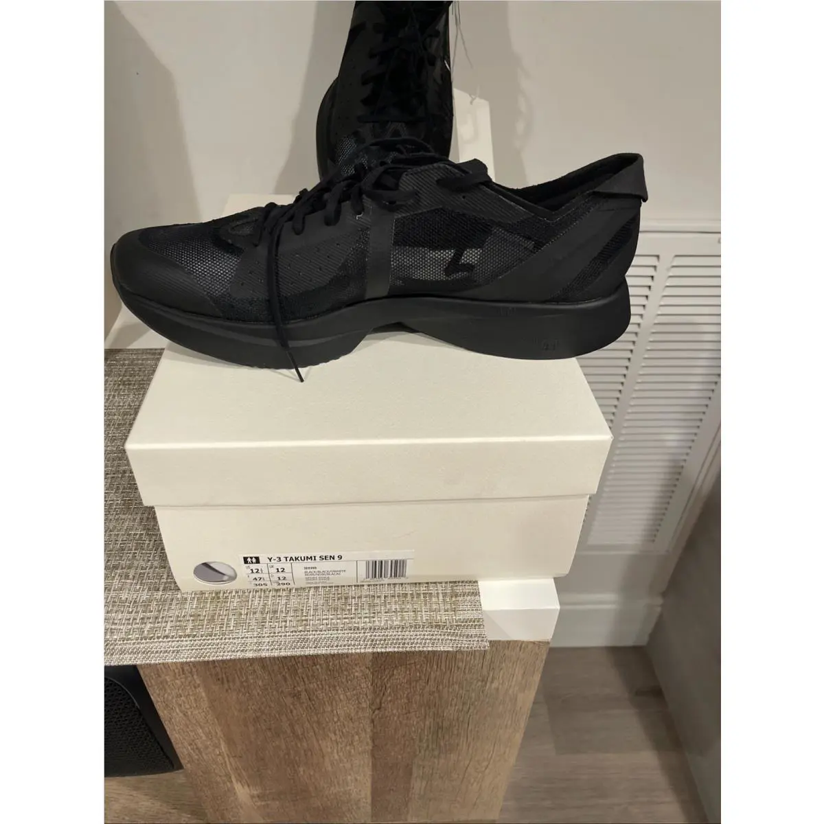 Adidas shoes - adidas Y-3 Takumi Sen 9 - IE9390 - Black/Black/Off White 9