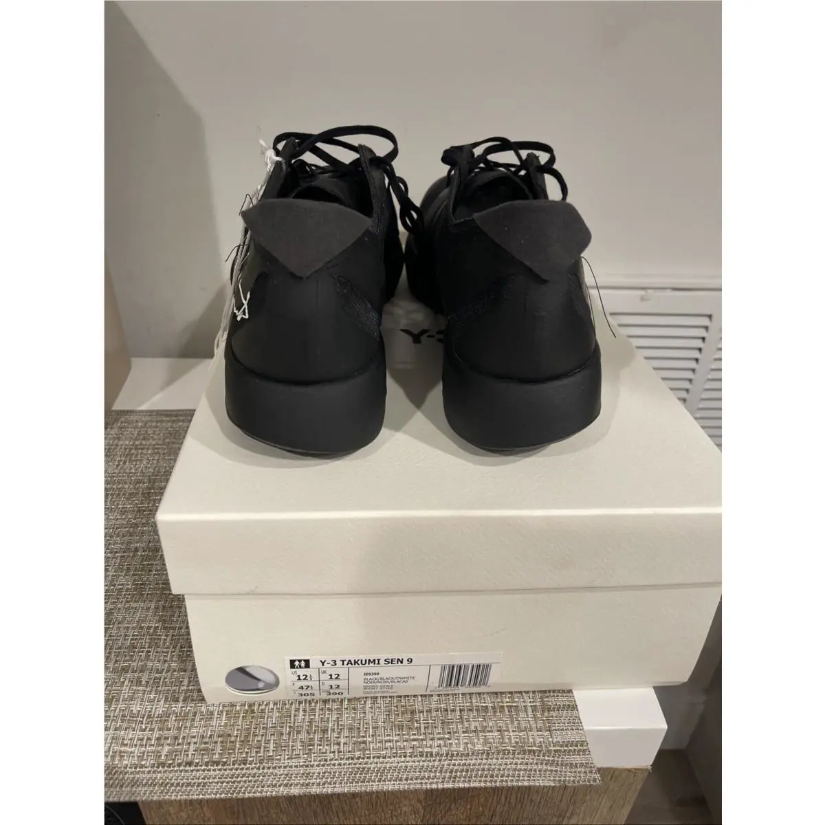 Adidas shoes - adidas Y-3 Takumi Sen 9 - IE9390 - Black/Black/Off White 6