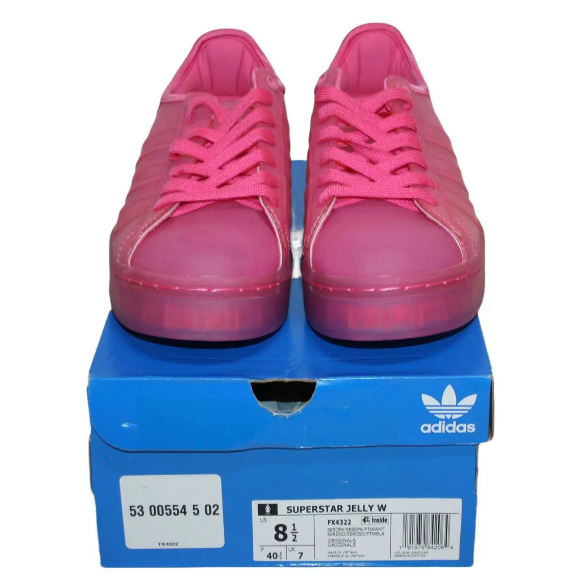 Adidas shoes - adidas Superstar Jelly W - Superstar Jelly - FX4322 - SESOPK/SESOPK/FTWWHT (UPC: 191979842064) 1