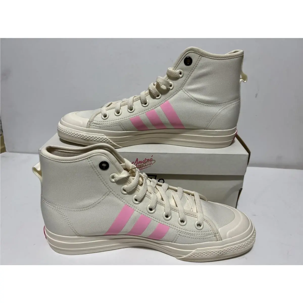 Adidas shoes - Adidas Originals Nizza High GZ2204 - GZ2204 - Core White/Black (UPC: 0195740523701) 0