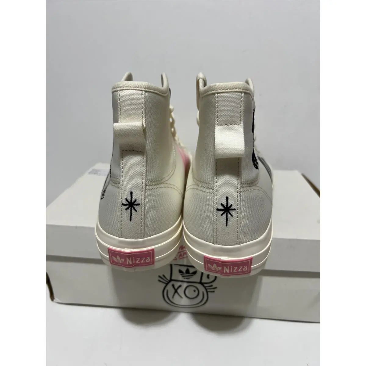 Adidas shoes - Adidas Originals Nizza High GZ2204 - GZ2204 - Core White/Black (UPC: 0195740523701) 2