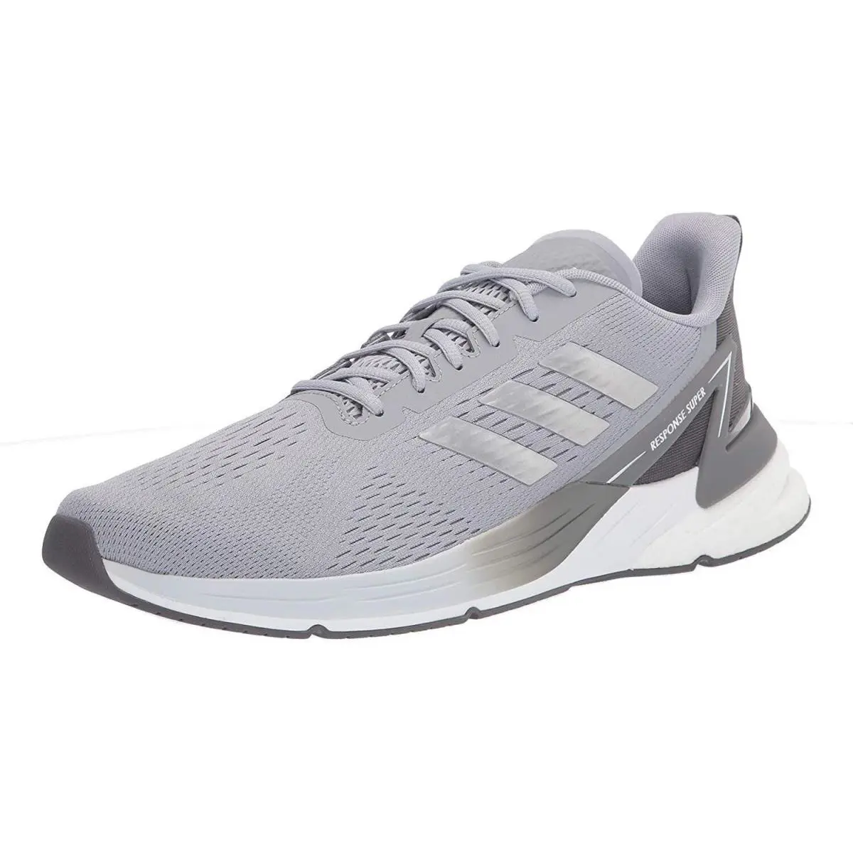 Adidas Men`s Response Super Running Shoe - Halo Silver/White/Grey