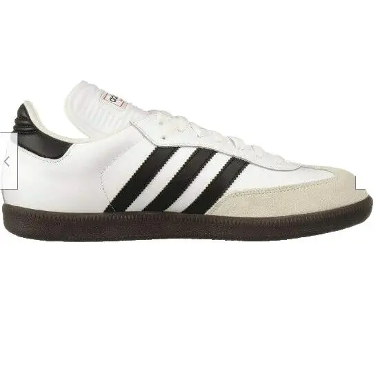 Men`s Adidas Samba Classic Sneakers 772109 White/black/white Dark Brown Sole