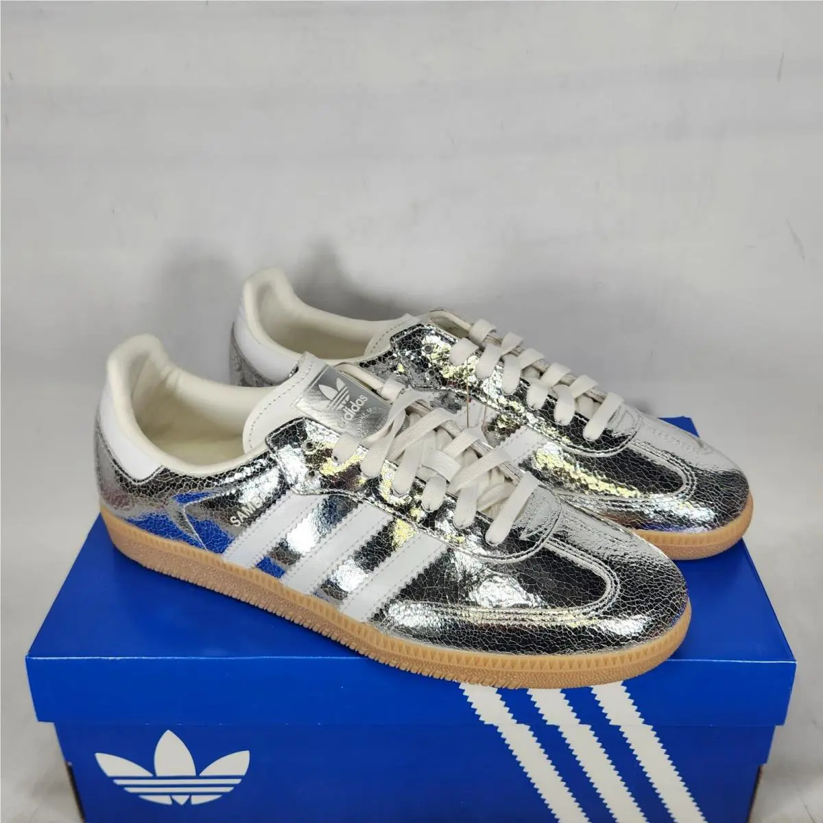 Adidas shoes - adidas Samba - Samba - JR0035 - Silver (UPC: 4067904504597) 0