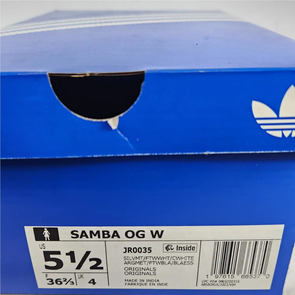 Adidas shoes - adidas Samba - Samba - JR0035 - Silver (UPC: 4067904504597) 5