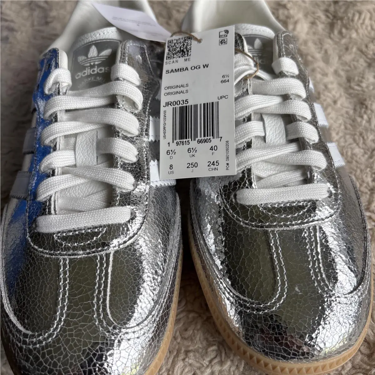 Adidas shoes - adidas Samba - Samba - JR0035 - Silver 0