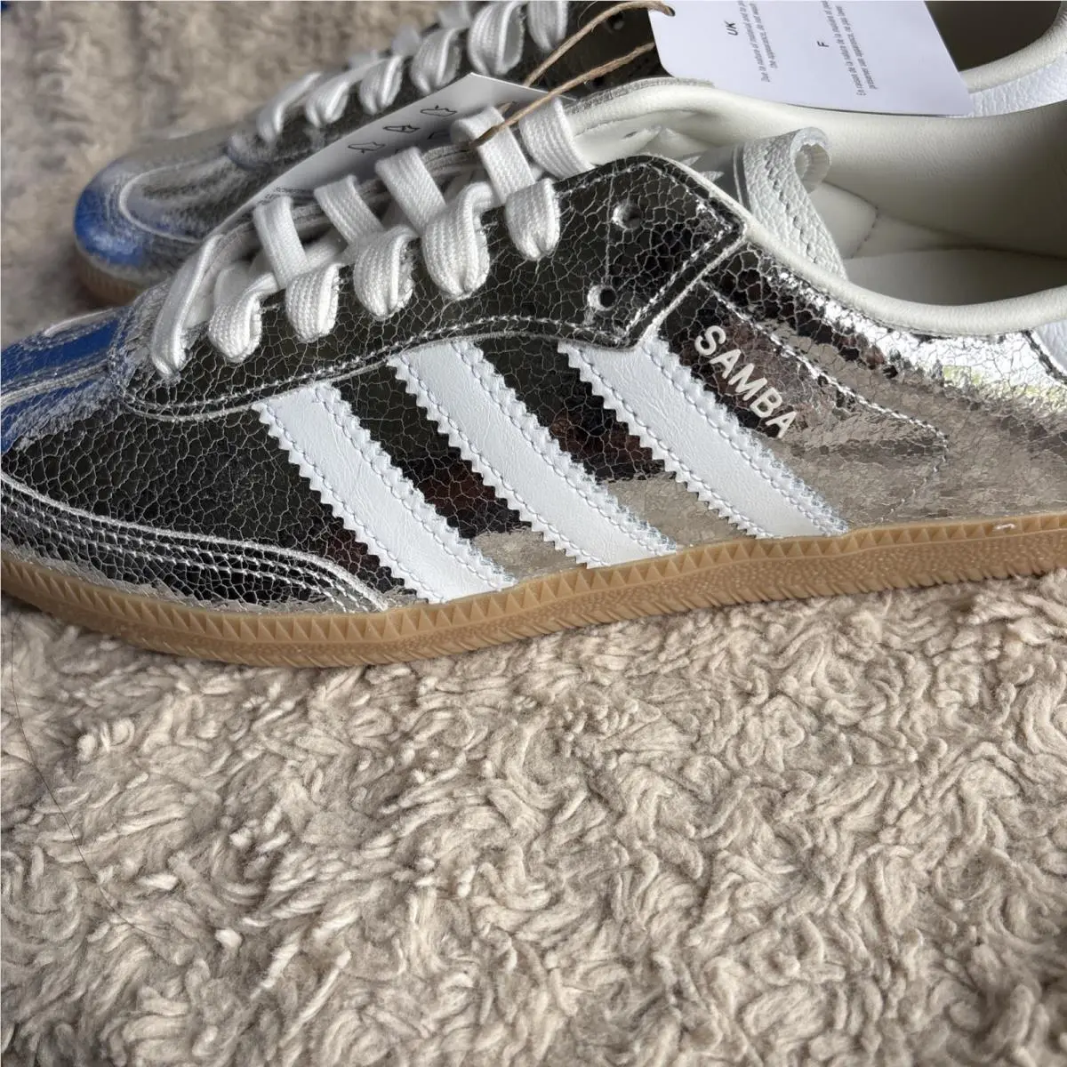 Adidas shoes - adidas Samba - Samba - JR0035 - Silver 1