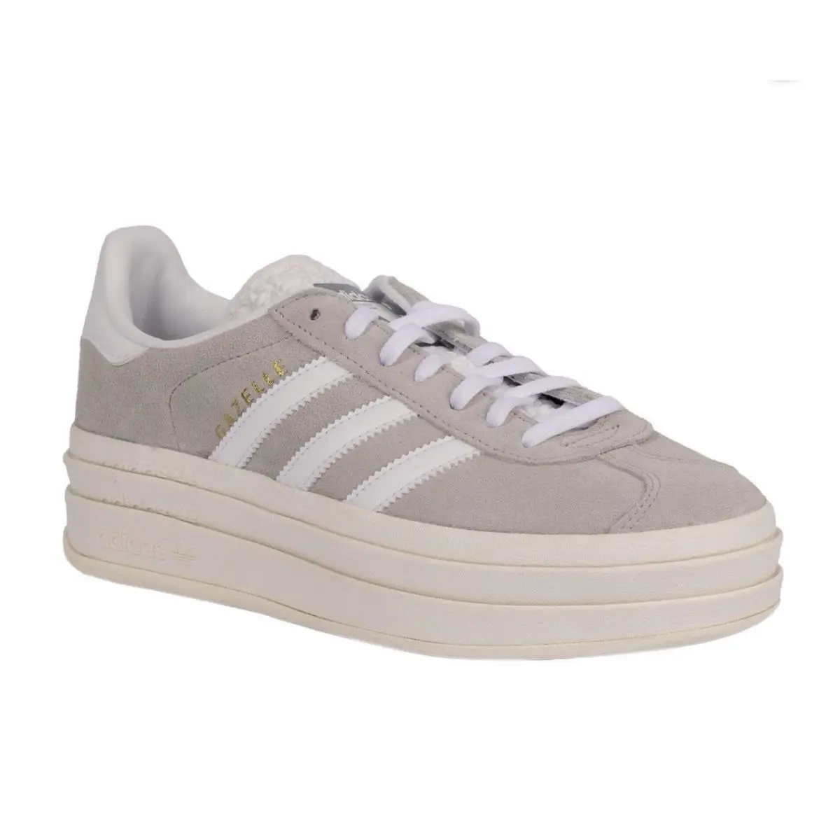 Adidas Originals Gazelle Bold W Grey White Women Casual Platform Shoes Size 8.5