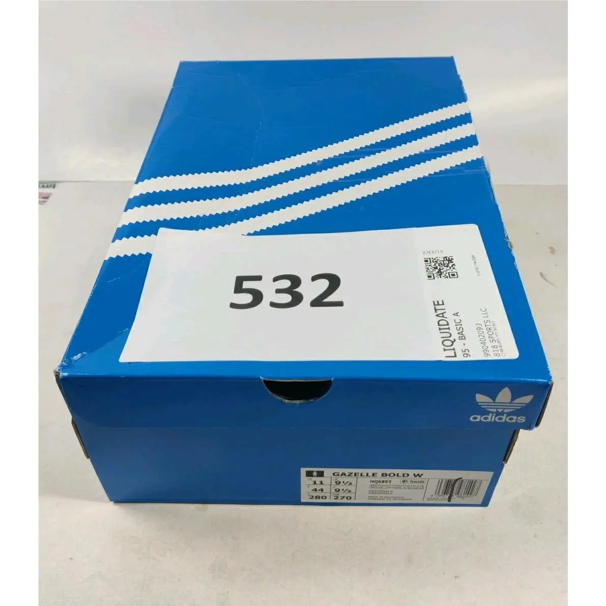 Adidas shoes - adidas Gazelle - Gazelle - HQ6893 - Gray, Manufacturer: Grey Two/Cloud White/Core White (UPC: 4066748981427) 8