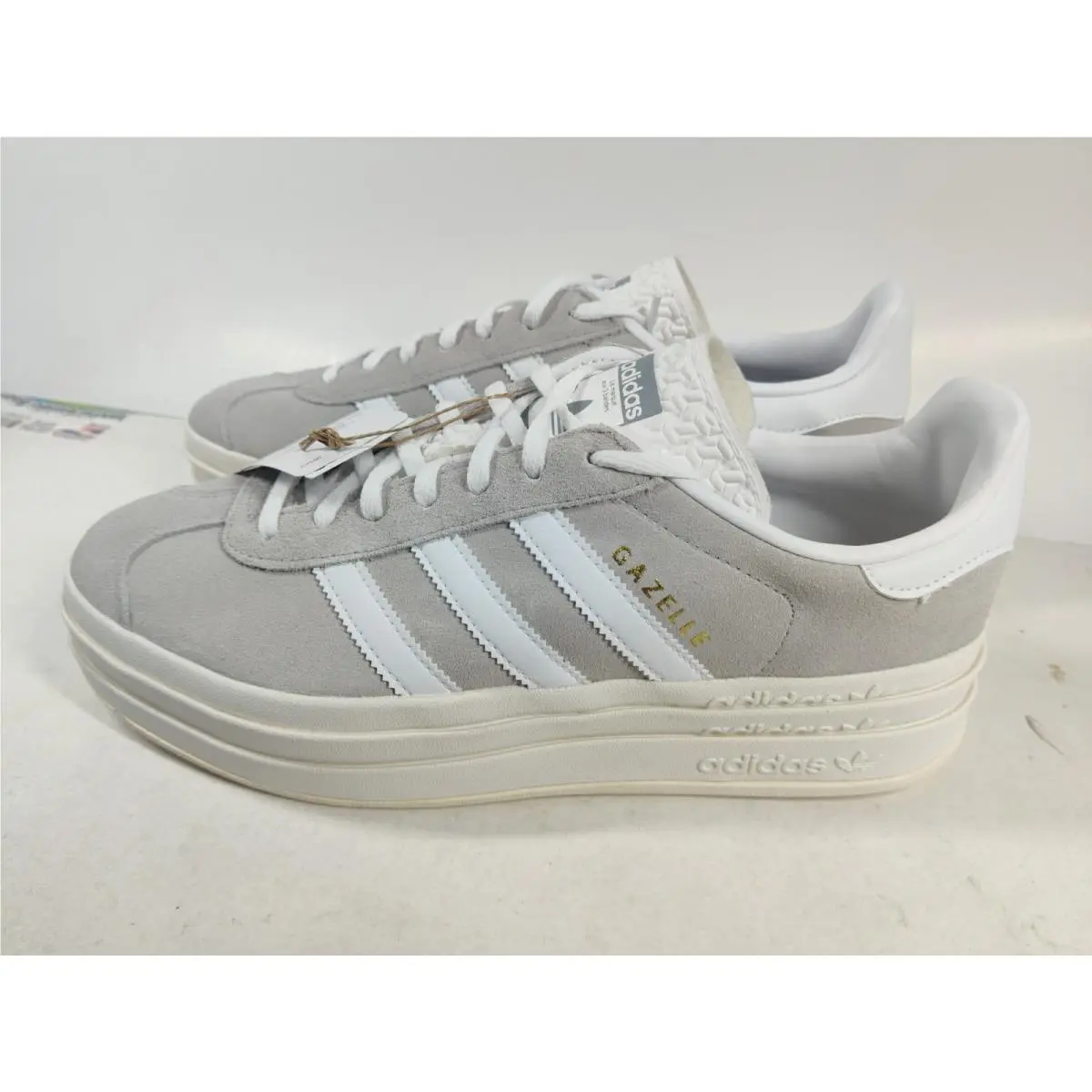 Adidas shoes - adidas Gazelle - Gazelle - HQ6893 - Gray, Manufacturer: Grey Two/Cloud White/Core White (UPC: 4066748981427) 0