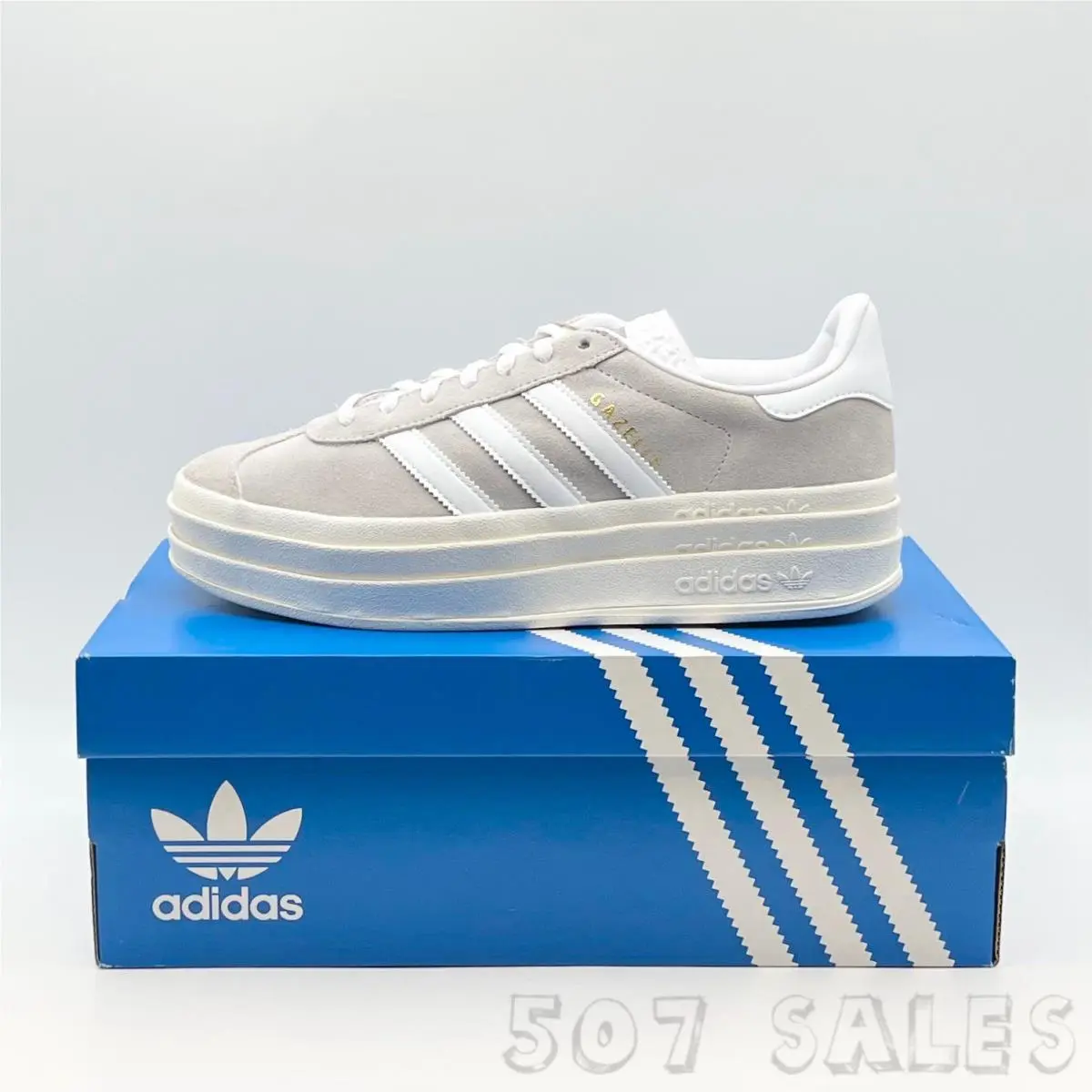 Adidas shoes - adidas Gazelle - Gazelle - HQ6893 - Gray, Manufacturer: Grey Two/Cloud White/Core White (UPC: 4066748981434) 7
