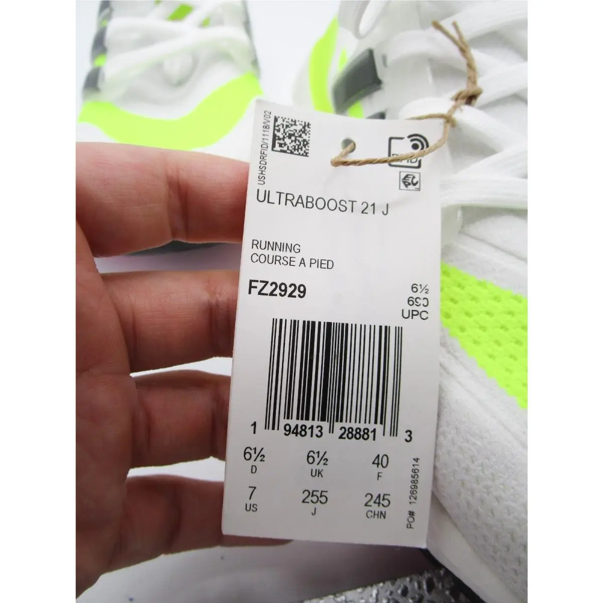 Adidas shoes - adidas Ultraboost 21 - Ultraboost - Yellow 7