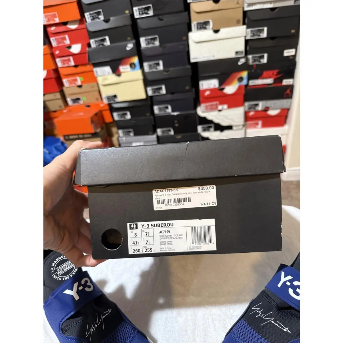 Adidas shoes - adidas Y-3 Suberou - Suberou - AC7199 - Unity Ink/Core White/Core Black 4