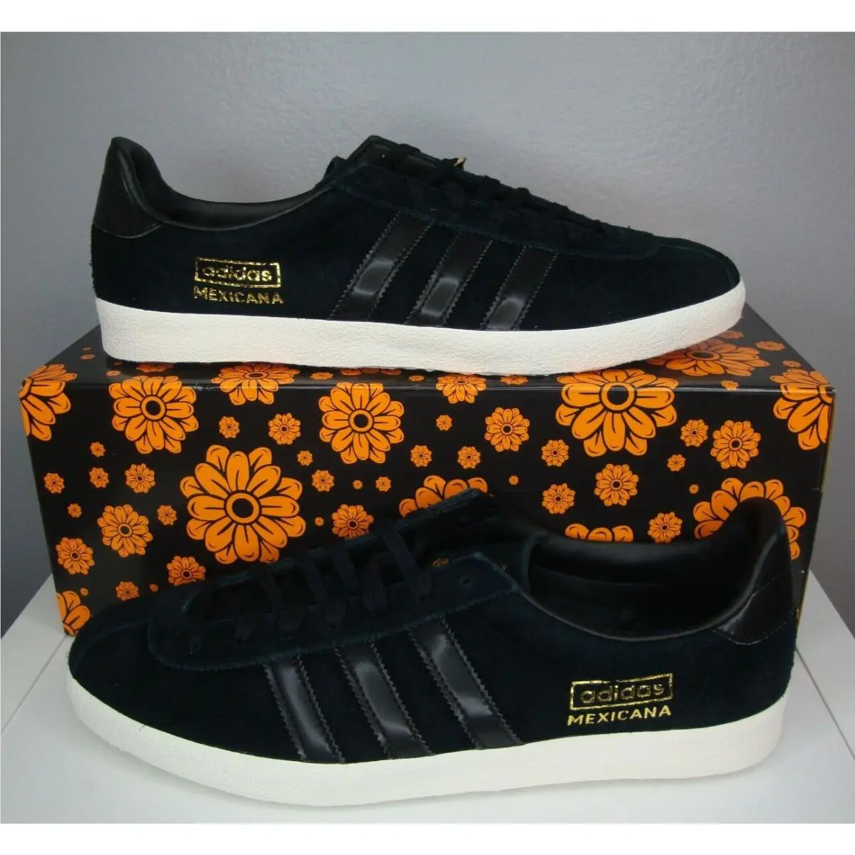 Adidas Mexicana Dotd Retro Shoes Men`s 10 Day of The Dead Dia de Los Muertos