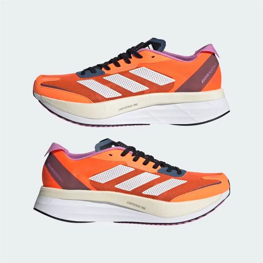 Adidas Adizero Boston 11 Solar Orange GX6652 with The Box