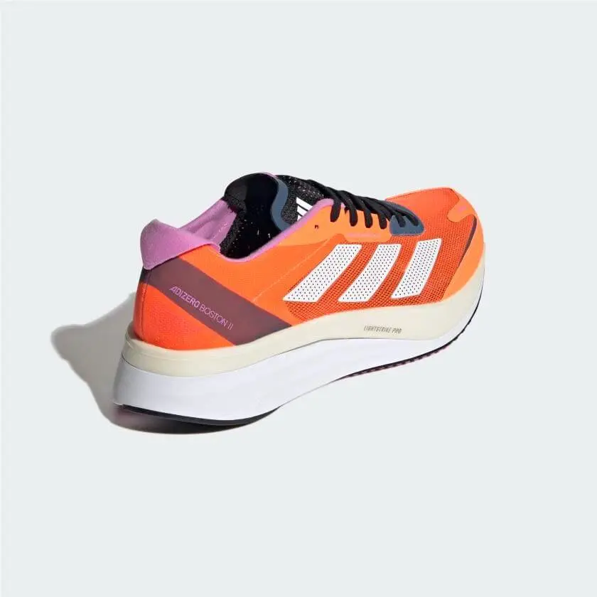 Adidas shoes - adidas adizero boston - adizero boston - GX6652 - Solar Orange/Cloud White/Wonder Steel 2