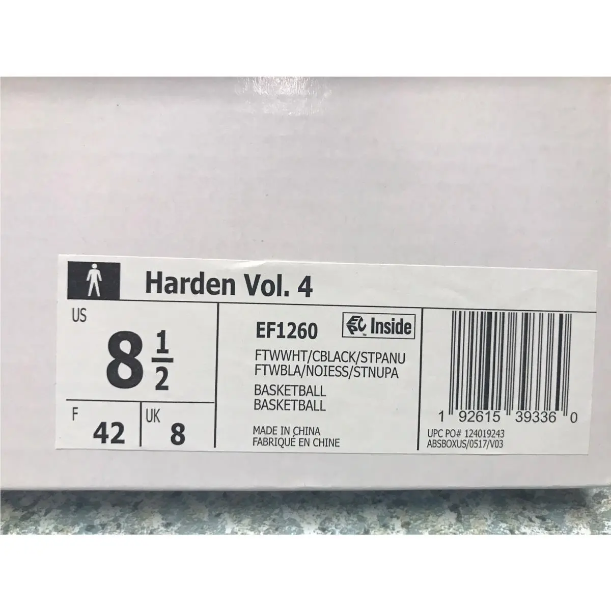 Adidas shoes - adidas Harden Vol. 4 - Harden - EF1260 - White 6