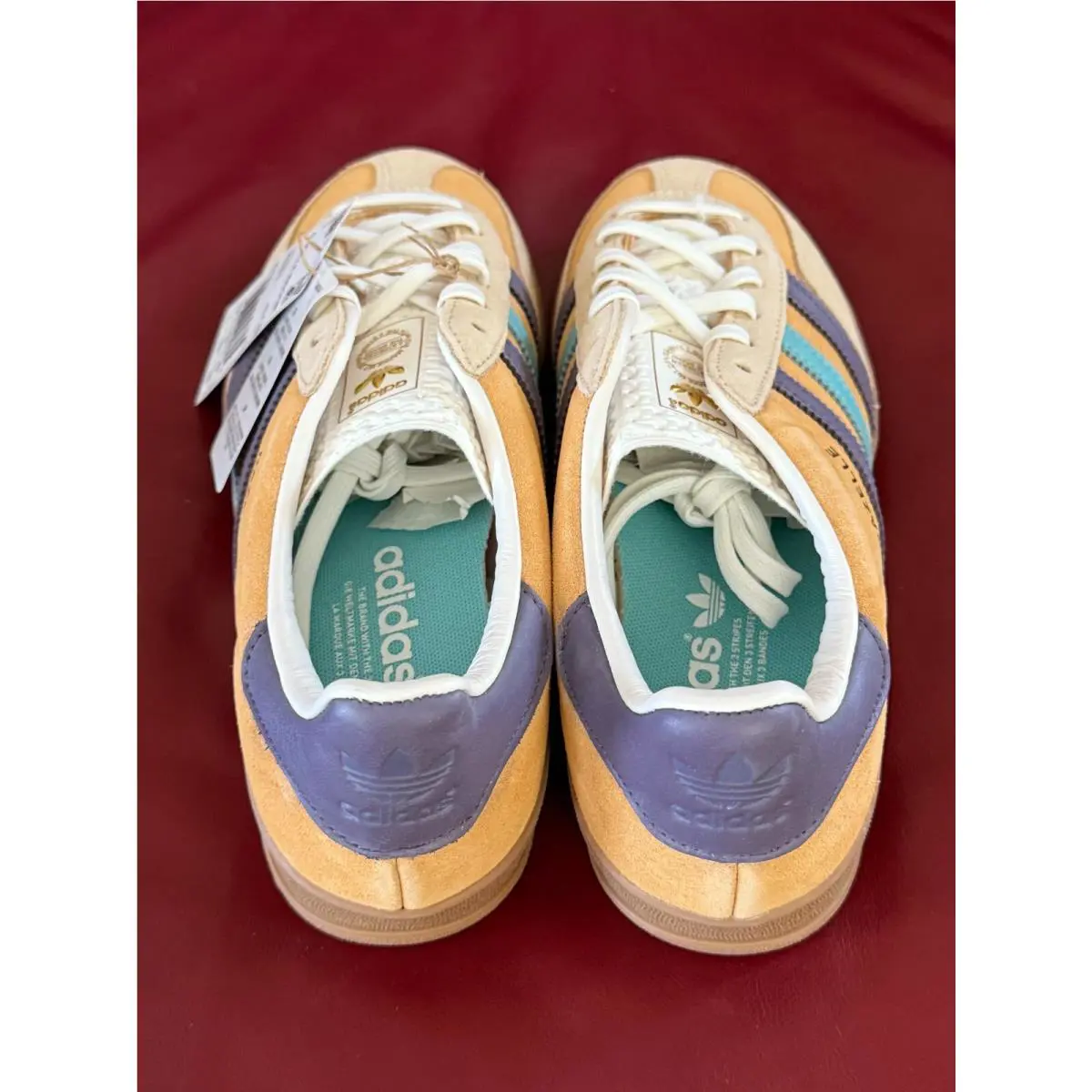 Adidas shoes - adidas Gazelle Indoor - Gazelle Indoor - IG1636 - Glow Orange Shadow Violet (UPC: 196472827365) 9