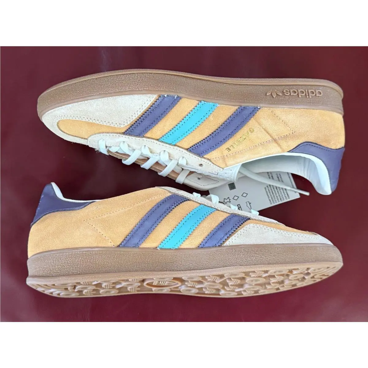 Adidas shoes - adidas Gazelle Indoor - Gazelle Indoor - IG1636 - Glow Orange Shadow Violet (UPC: 196472827365) 11