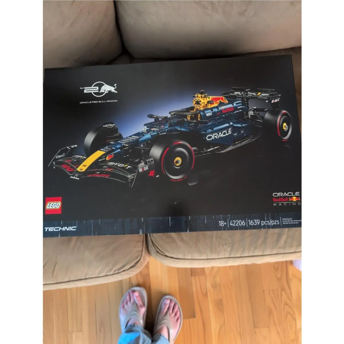 Lego Technic Oracle Red Bull Racing Rb20 F1 Car 42206 Complete Set 1630 Pieces