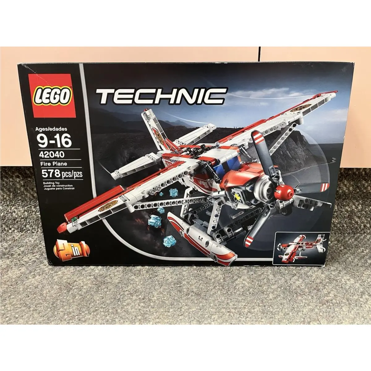 Lego 42040 Technic Fire Plane 578 Pieces FW