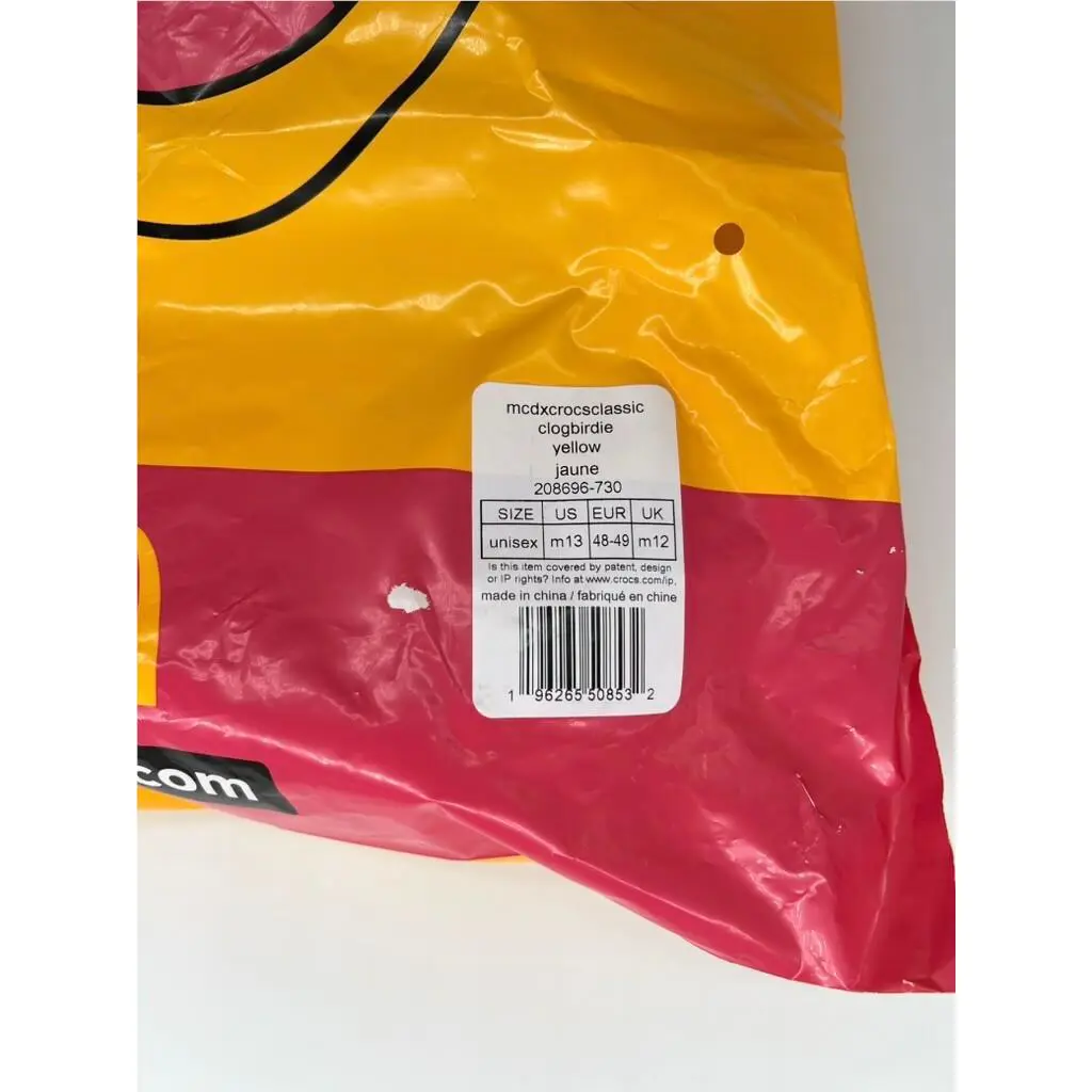 Crocs shoes - Crocs Adult McDonalds - Adult McDonalds - Yellow 4