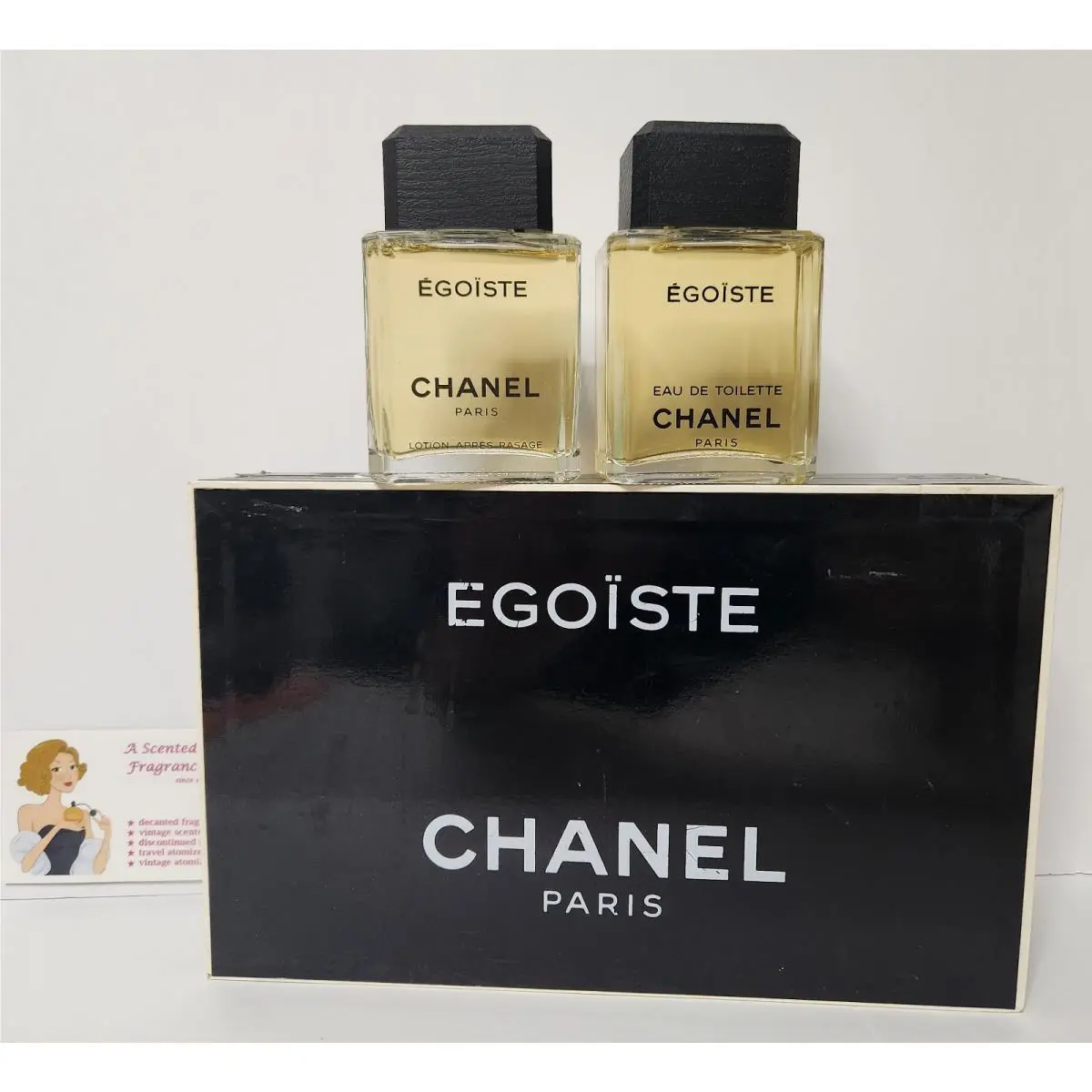 Vintage Egoiste Edt After Shave Splash Set by Chanel 2.5 fl oz