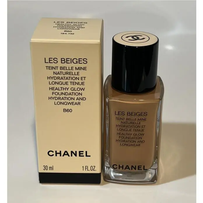 Chanel Les Beiges Healthy Glow Foundation - B60 Medium 30ml