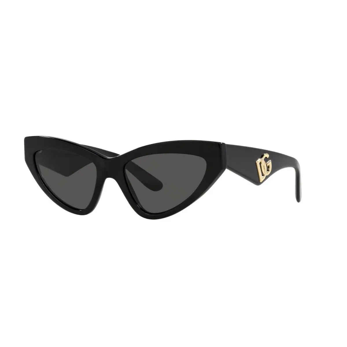 Dolce Gabbana DG 4439 Shiny Black/grey 501/87 Sunglasses