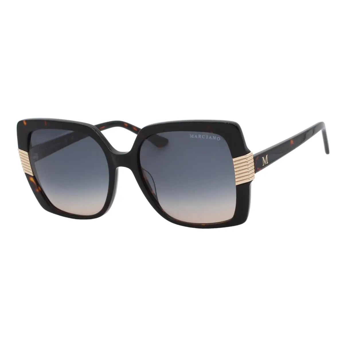 Guess By Marciano GM0828 52W Brown Tortoise Gradient Womens Sunglasses 57-18-140