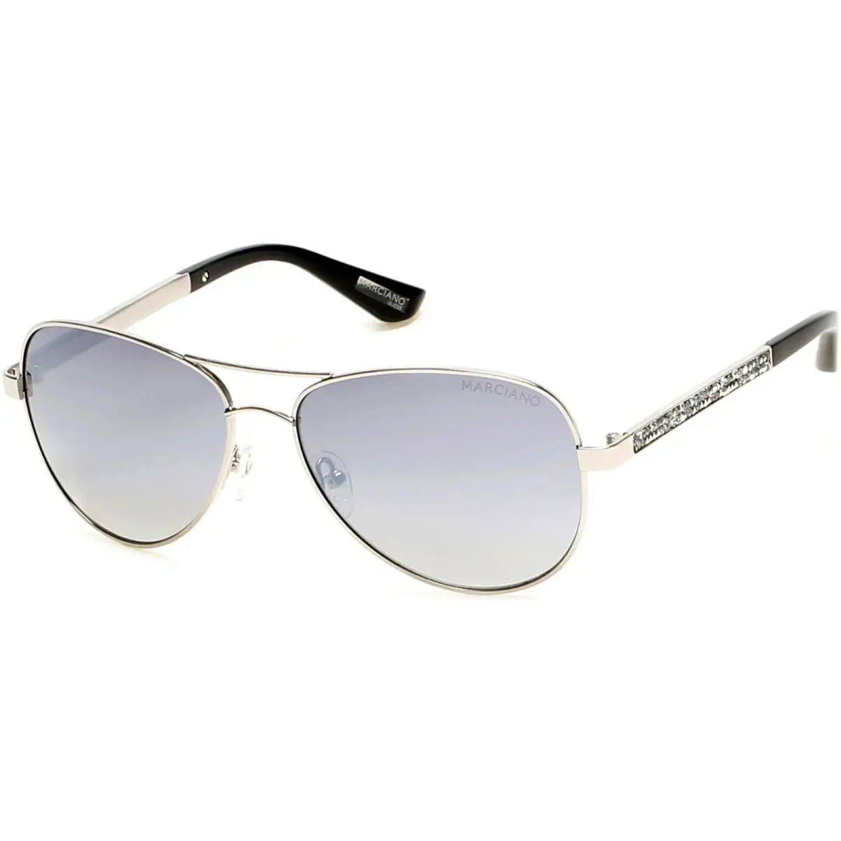 Guess by Marciano GM0754 06C Silver Black Gradient Women`s Sunglasses 53-18-140