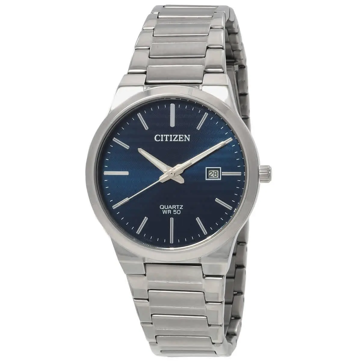 Citizen Men`s Quartz Blue Dial Stainless Steel Watch - BI5060-51L