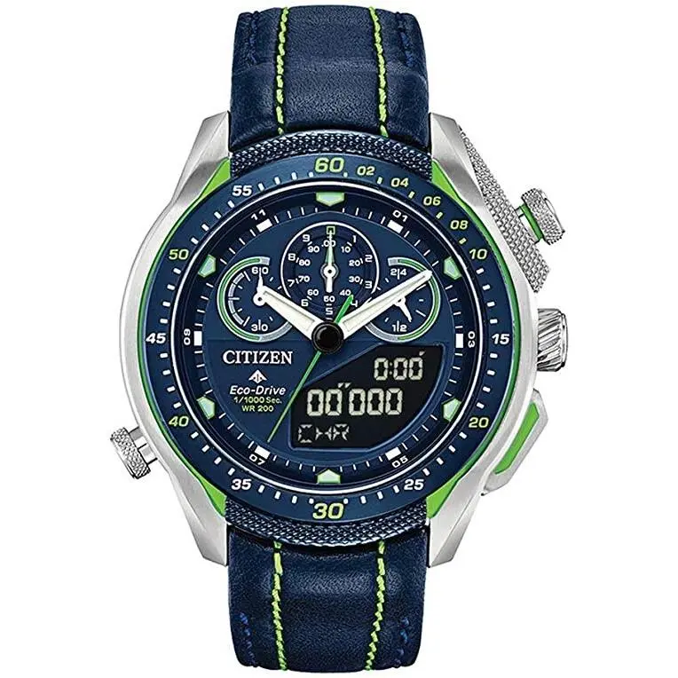 Citizen Men’s Promaster Sst Eco Drive Race Driver Watch Blue Dial JW0138-08L