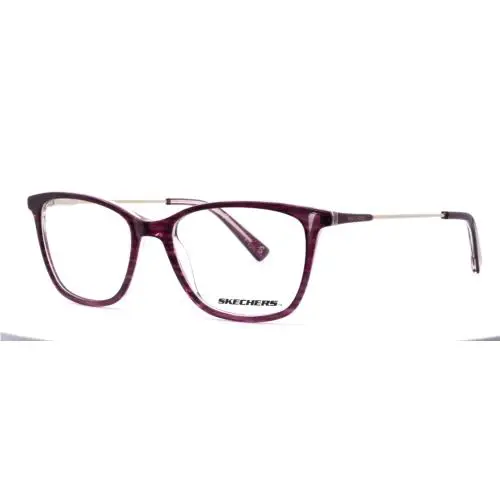 Skechers SE2142 083 Purple Womens Square Full Rim Eyeglasses 52-17-140 B:38
