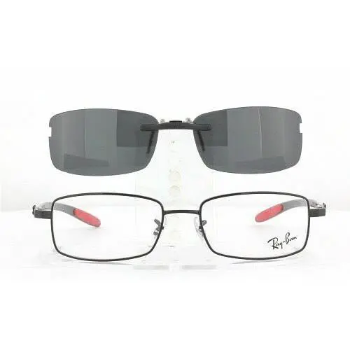 Custom Made For Ray-ban 8401-51X17-F Polarized Clip-on Sunglasses Eyeglasses No