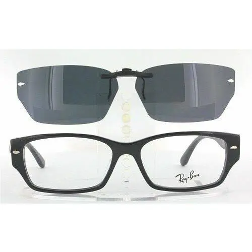 Custom Made For Ray-ban RB5220-55X16 Polarized Clip-on Sunglasses Eyeglasses No