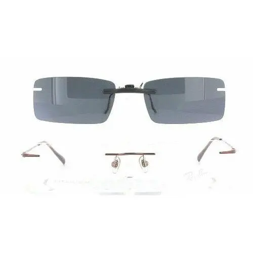 Custom Made For Ray-ban RB8647-52X17 Polarized Clip-on Sunglasses Eyeglasses No