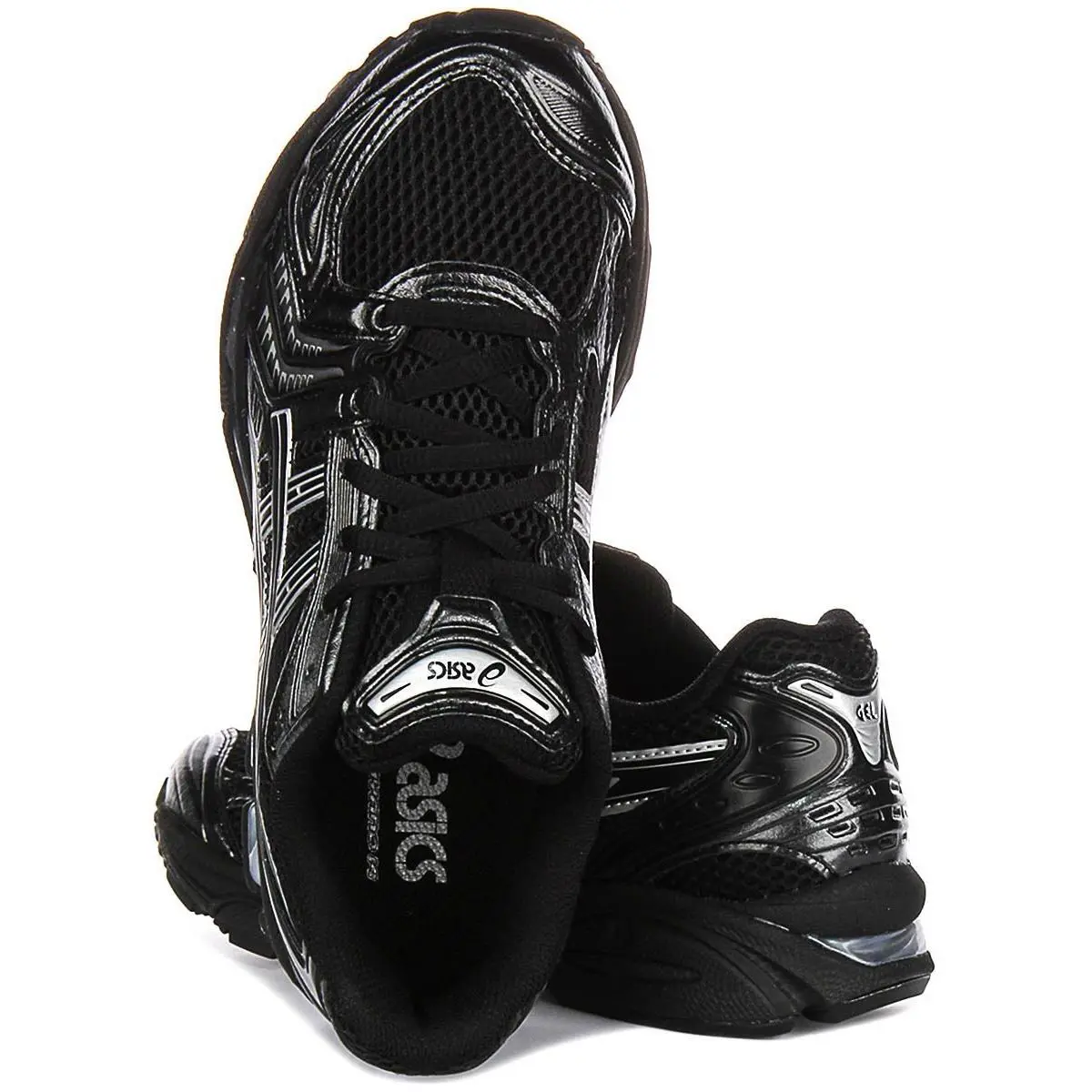 Asics shoes - Black Silver 2