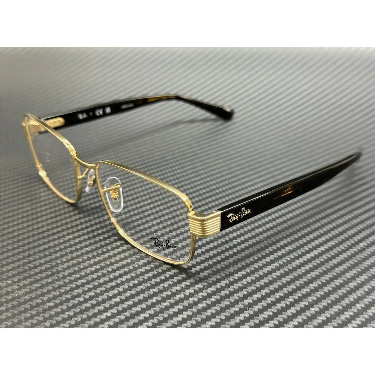 Ray Ban RX6529 2500 Arista Gold Unisex 56 mm Eyeglasses