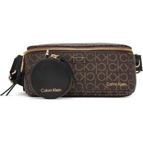 Calvin Klein Women`s Millie Novelty Belt Bag One Size Brown/khaki/black