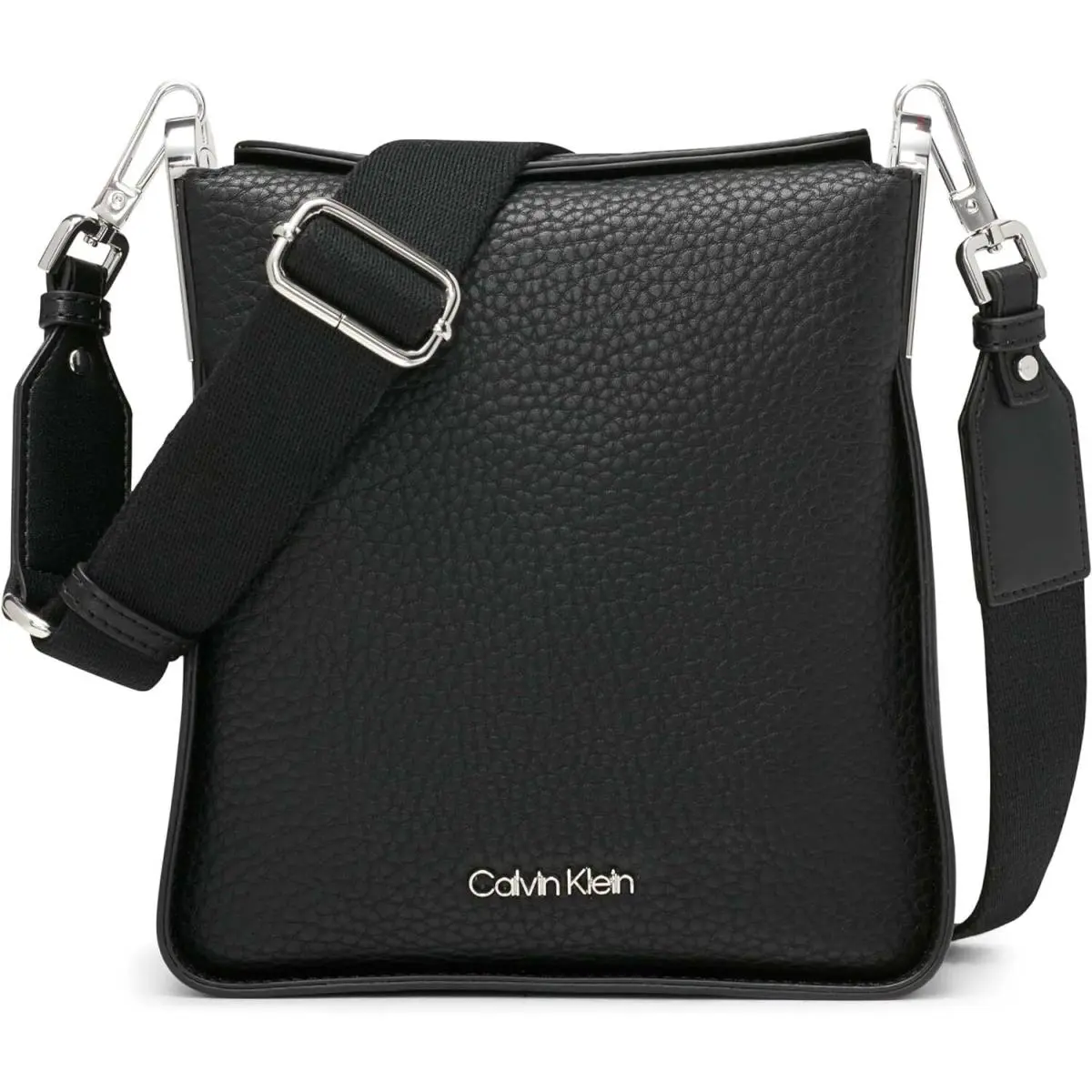 Calvin Klein Fay North/south Small Crossbody One Size Black/silver - Black, Silver