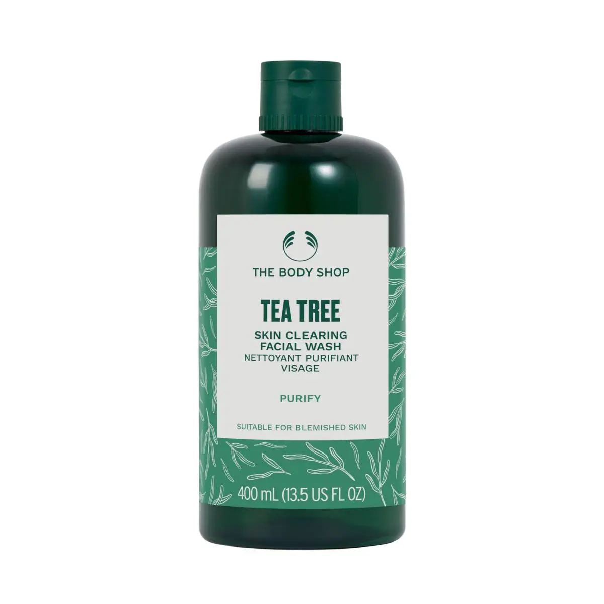 The Body Shop Tea Tree Cleanser 13.5 Fl Oz Blemish Prone Skin Vegan Skin Care