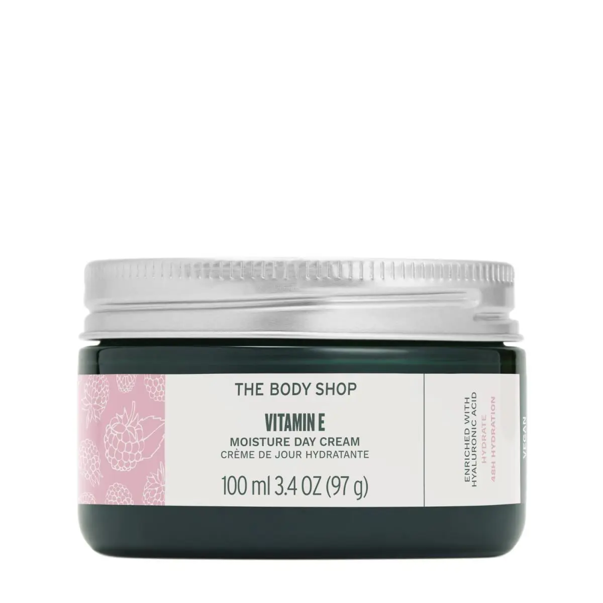 The Body Shop Vitamin E Moisture Cream 48 Hour Hydration Gel with Hyaluronic Acid 3.4 Oz