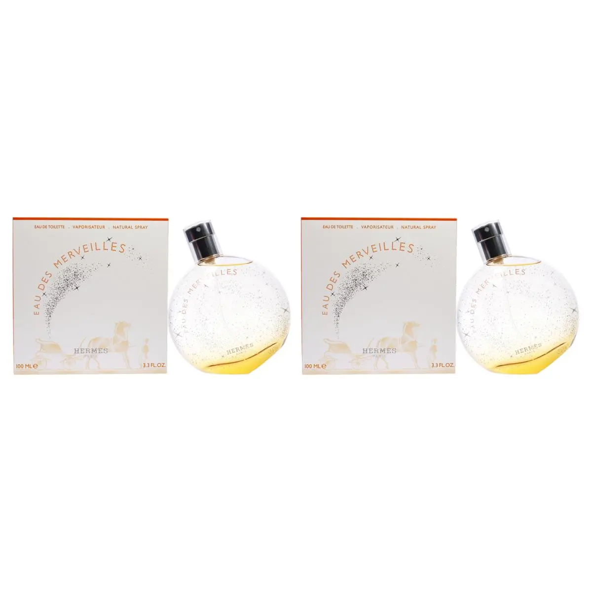 Eau Des Merveilles  For Women - 3.3 oz Edt Spray - Pack of 2 by Hermes