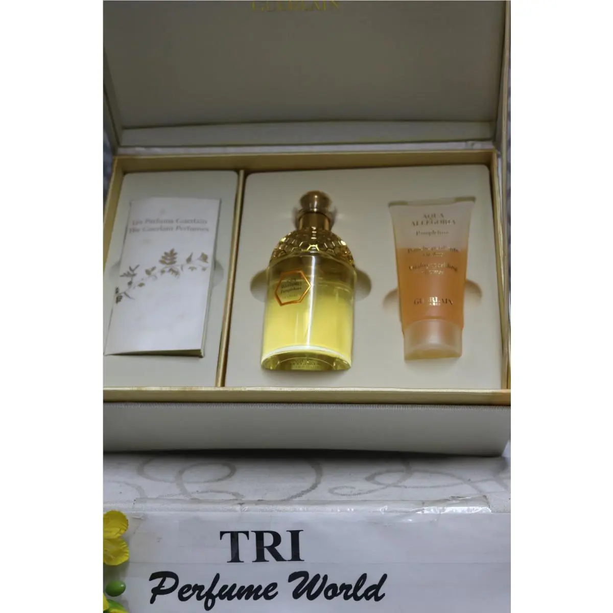 Aqua Allegoria Pamplelune Guerlain Eau de Toilette Spray 4.2 Fl.oz. + Shower Gel