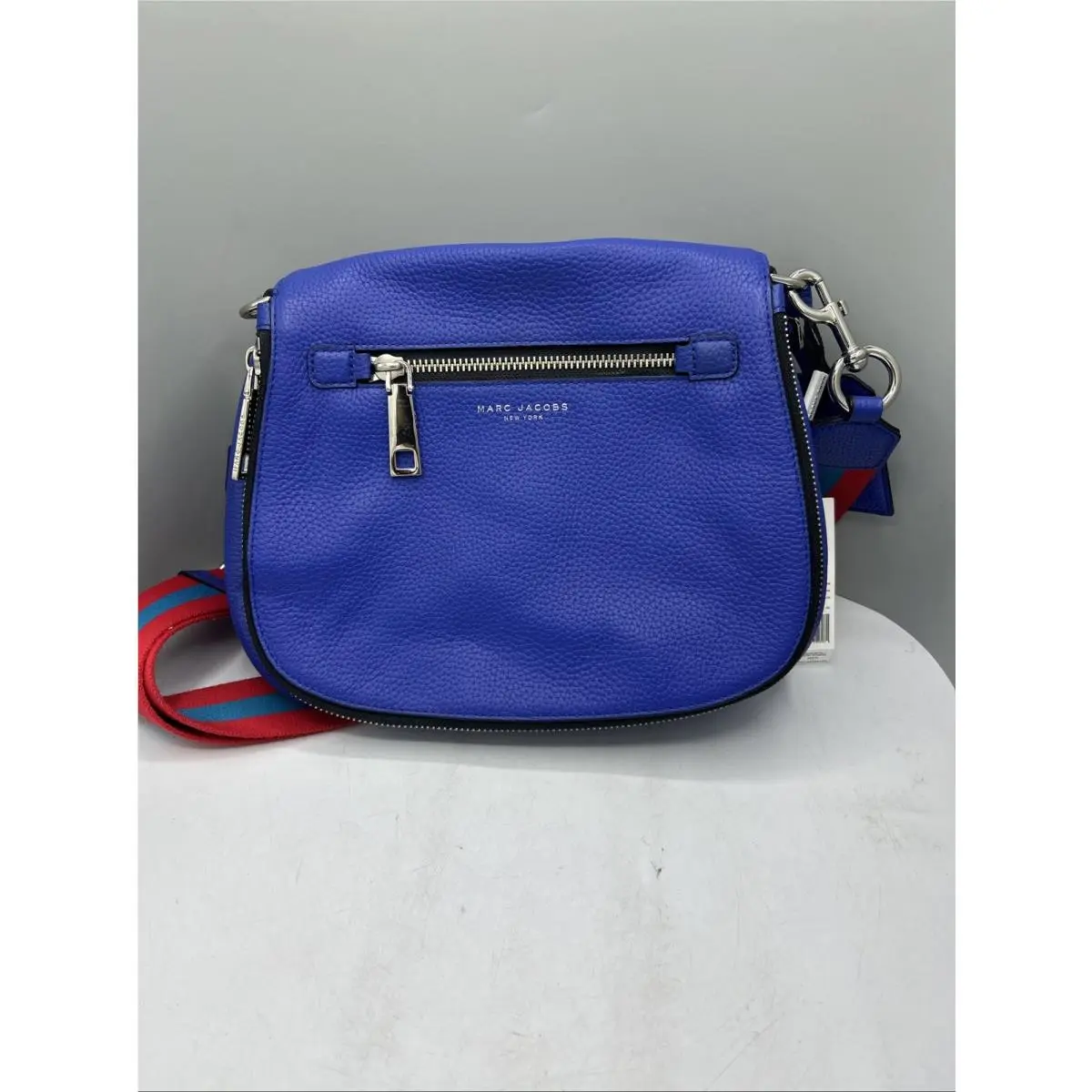 Marc Jacobs Gotham City Saddle Bag Cobalt Blue Crossbody