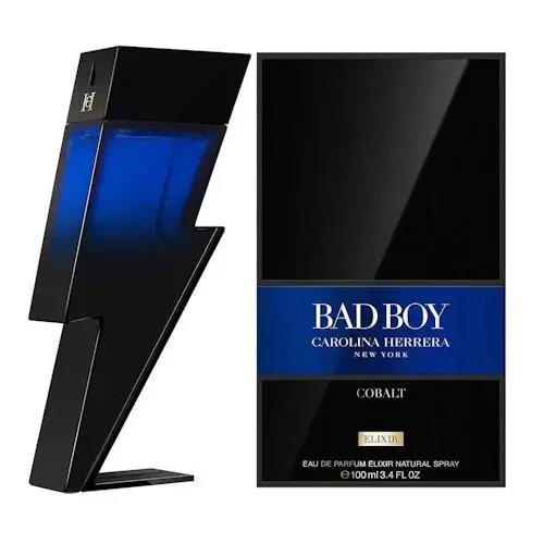 Bad Boy Cobalt Elixir by Carolina Herrera 3.4 oz Edp Cologne For Men