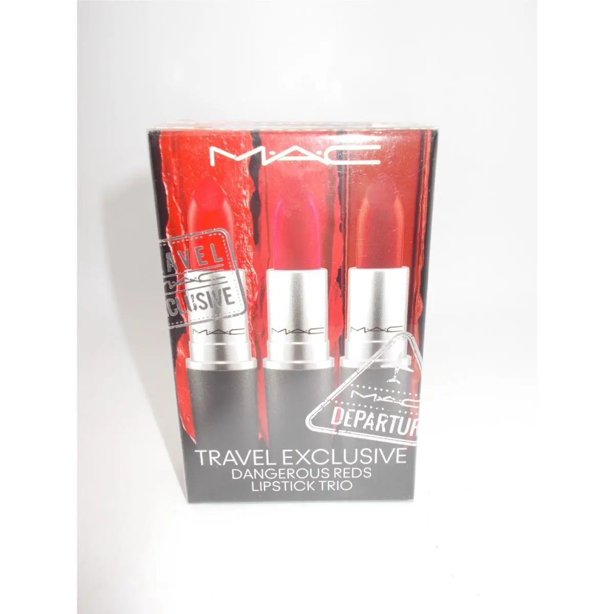 Mac Travel Exclusive Dangerous Reds Lady Danger Ruby Woo and Chili by MAC Cosmetics