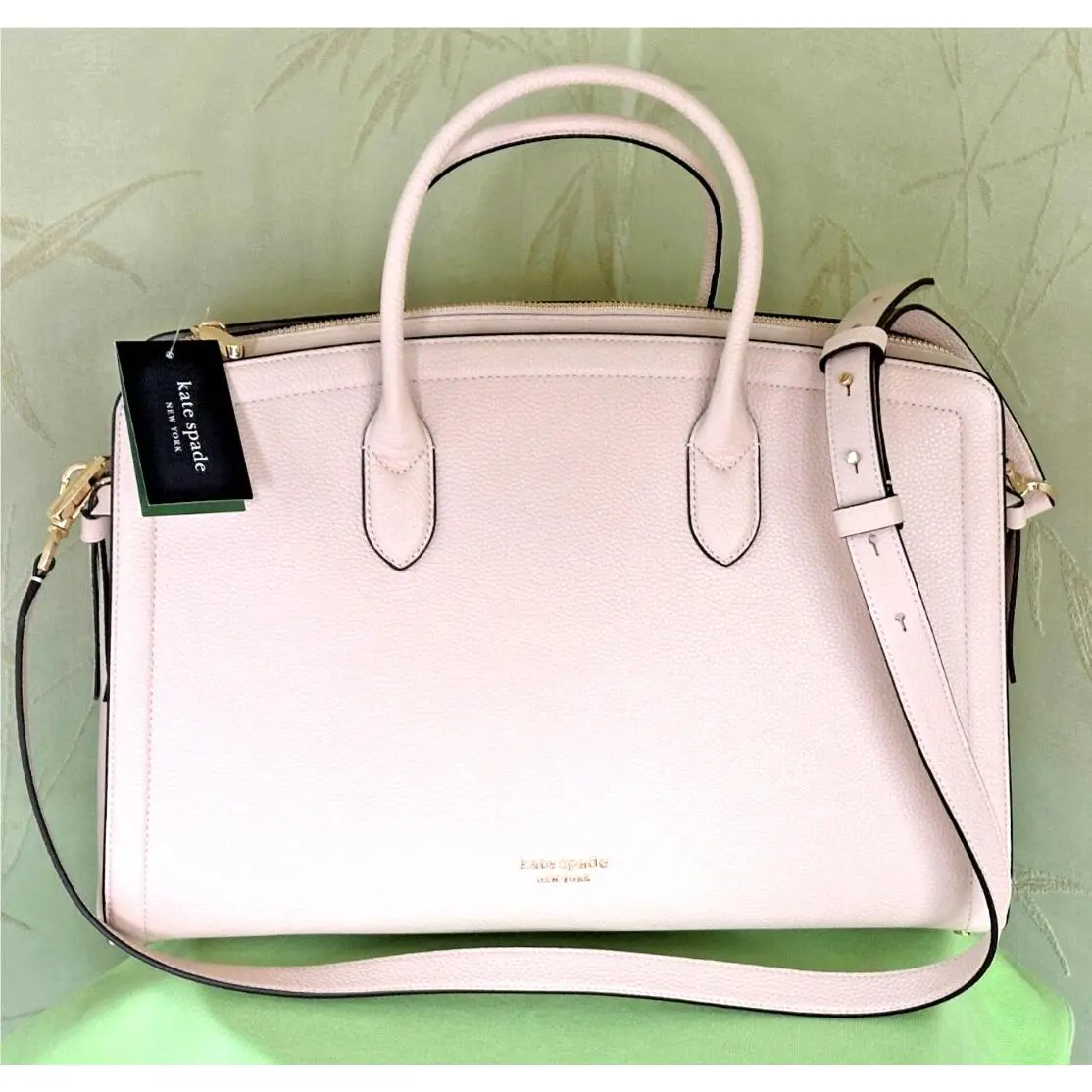 Kate Spade Knott Commuter Laptop Bag:nwt Milk Glass See Notes