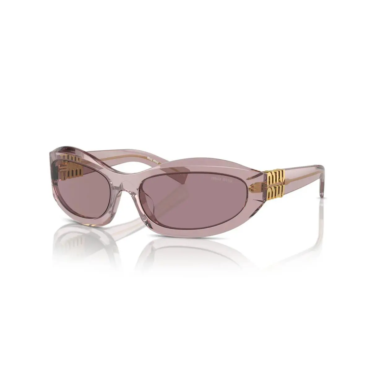 MU 14ZS Mauve Transparent/light Violet 2W20I Sunglasses by Miu Miu